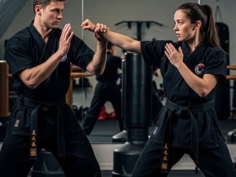 İstanbul 4. Levent Wing Chun Dersinde Sifu Kağan Nebioğlu Öğrencilerine Sokak Savunması Gösterirken İstanbul 4. Levent Wing Chun Dersinde Sifu Kağan Nebioğlu Öğrencilerine Sokak Savunması Gösterirken